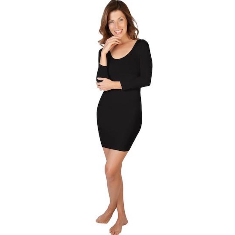 Black skinnytees dress